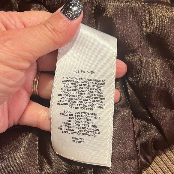 Columbia Women’s Brown Waterproof Detachable Hooded Coat Sz S EUC - Picture 4 of 11